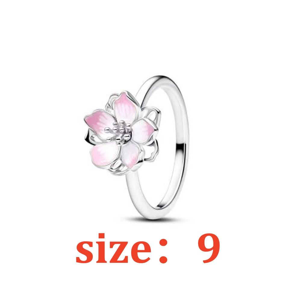 European New Butterfly Flower Heart Star Jewelry Set 925 Silver Earrings Ring Necklace for Women