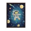 Plakat Kosmiczny Miś Astronauta Plakat Kosmiczny Miś Astronauta, 70X100 Cm, Bez Ramy, Papier Matowy 230 Gsm