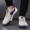 Fashion Mens Genuine Leather Casual Shoe Classic Teenage Sneakers Comfortable Skateboard Footwear Comfy Versatile Men Vulcanize Footwear