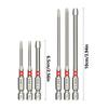 Screw Driver Bit Sets 6-Piece Magnetic Hex Shank Heads Tool Electric Screw Driver Bits For Carpentry Woodworking Projects Auto