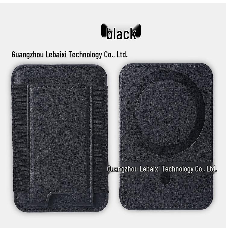 

Compatible with Apple 12-16 Series MagSafe Elastic Card Holder Sleeve - Magnetic Multi-Card Fabric Sticker