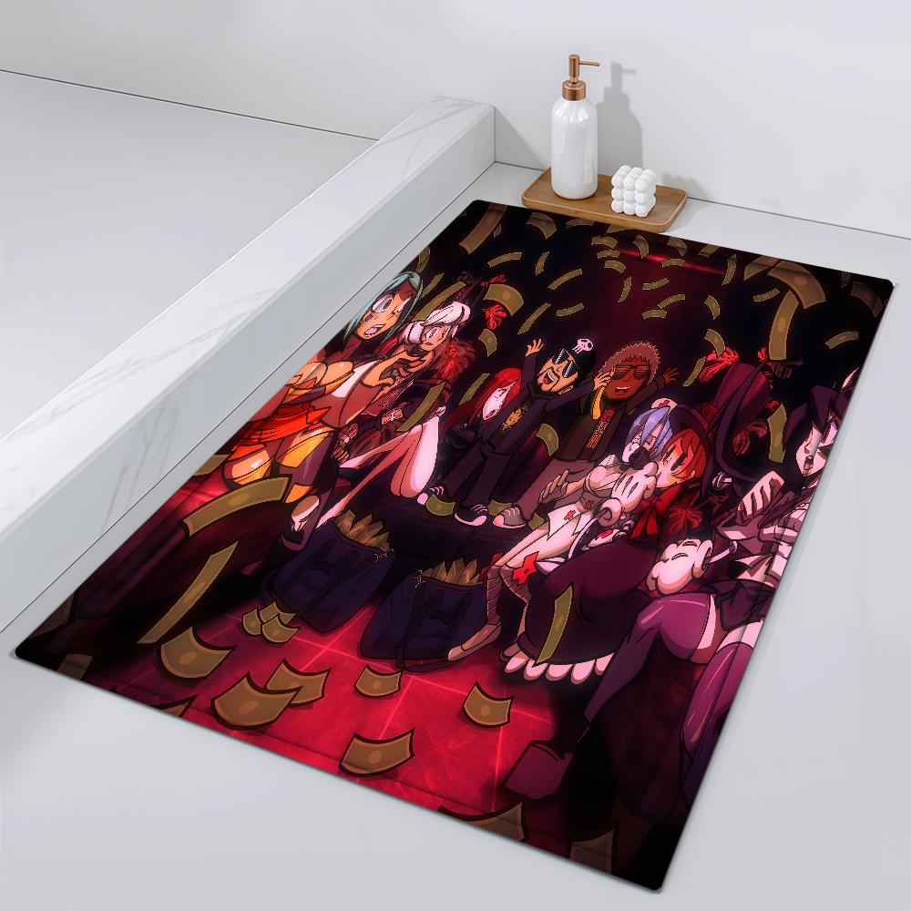 

Door Mat Bedside Entrance Bath Nin Floor Decoration Corridor S-Skullgirls Door Mat Game Carpet Living Room Combat Balcony 40cm x 60cm