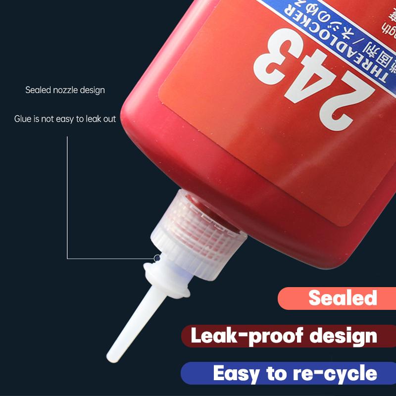 Threadlocker Quick Drying Screw Locking Agent High Strength Screw Locking Adhesive Anaerobic Glues Anti Loose Screw Glue