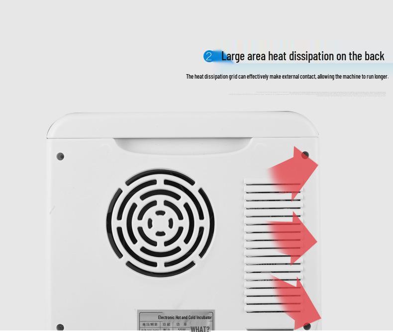 10L Mini Car Refrigerator: Insulin-Compatible, Cold & Warm, for Car, Home, Dorm Use