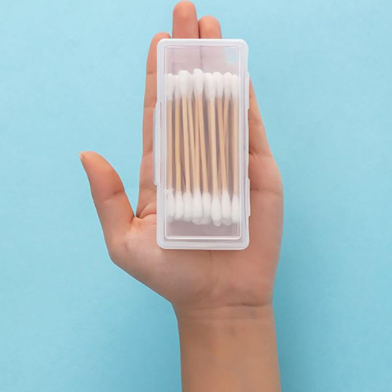 Portable Travel Medicine Box Cotton Swab Holder Case Detal Floss Jewelry Box