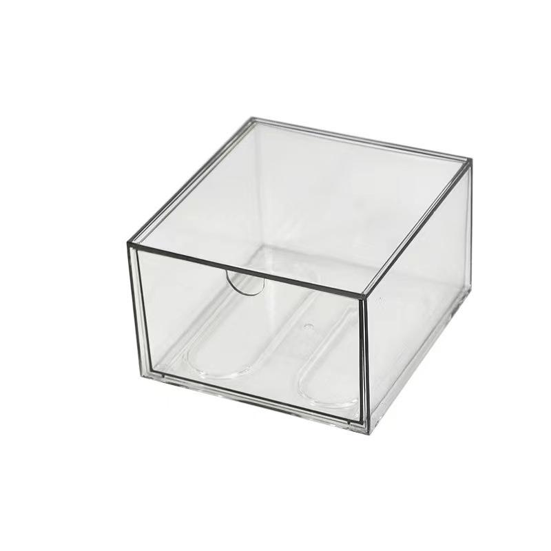 Acrylic Transparent Multi-Layer Desk Organizer with Drawers