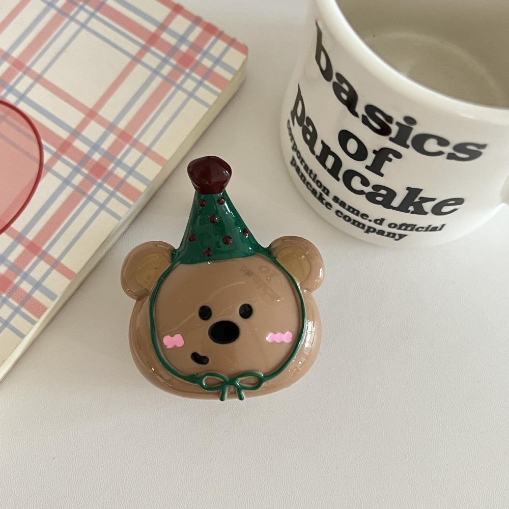 Hairpin Cartoon Hair Claw Acrylic Plastic Grab Clip Cute Bear Hair Clip  Vacation