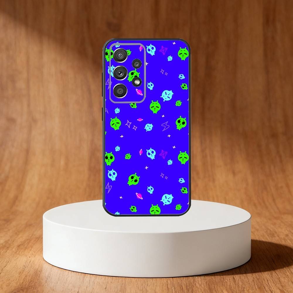 

Funny Space U-UFO Alien Thing Phone Case For Samsung S25,S24,S21,S22,S23,S30,Ultra,S20,Plus,Fe,Note,10,9,5G Black Cover Samsung S24ULTRA