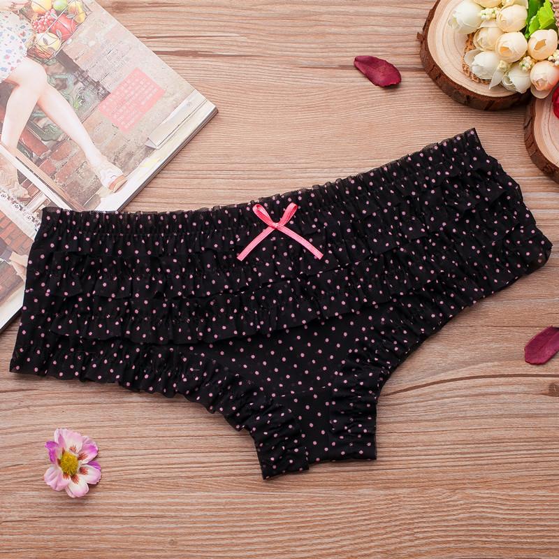 Cute Lace Low Waisted Panties with Mesh and Sexy Women's Panties