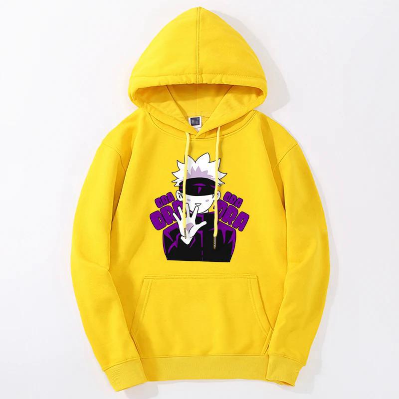 

Зимние толстовки с капюшоном Jujutsu Kaisen XXXL жёлтый