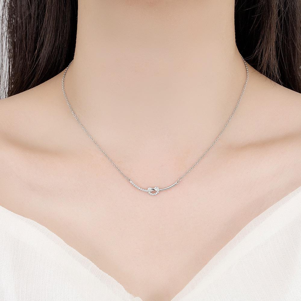 Collana Clavicola Impilabile Donna In Lega Argento - Gioiello Vintage Scintillante Regolabile Per Ragazze