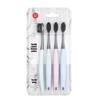 Saky Charcoal Bristle Toothbrush (4-Pack)