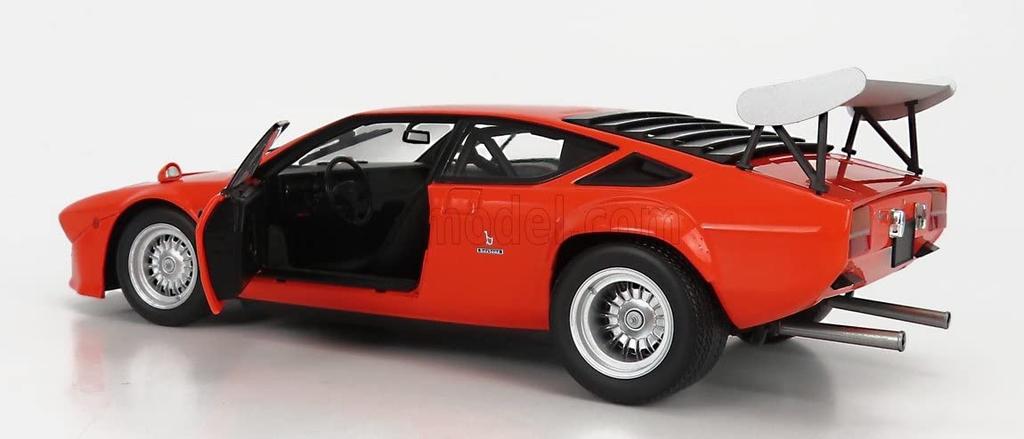 Kyosho Original 1/18 Scale Lamborghini Urraco Rally Orange Finished Product KS08445P