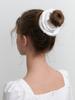Kindababy Sarah Satin Pearl Scrunch - White