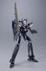 Tamashii Nations DX Chogokin Macross 7 VF-17S Nightmare Stealth Valkyrie Gumlin Kizaki Machine 250mm ABS Metal PVC Movable Figure