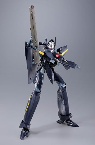 Tamashii Nations DX Chogokin Macross 7 VF-17S Nightmare Stealth Valkyrie Gumlin Kizaki Machine 250mm ABS Metal PVC Movable Figure