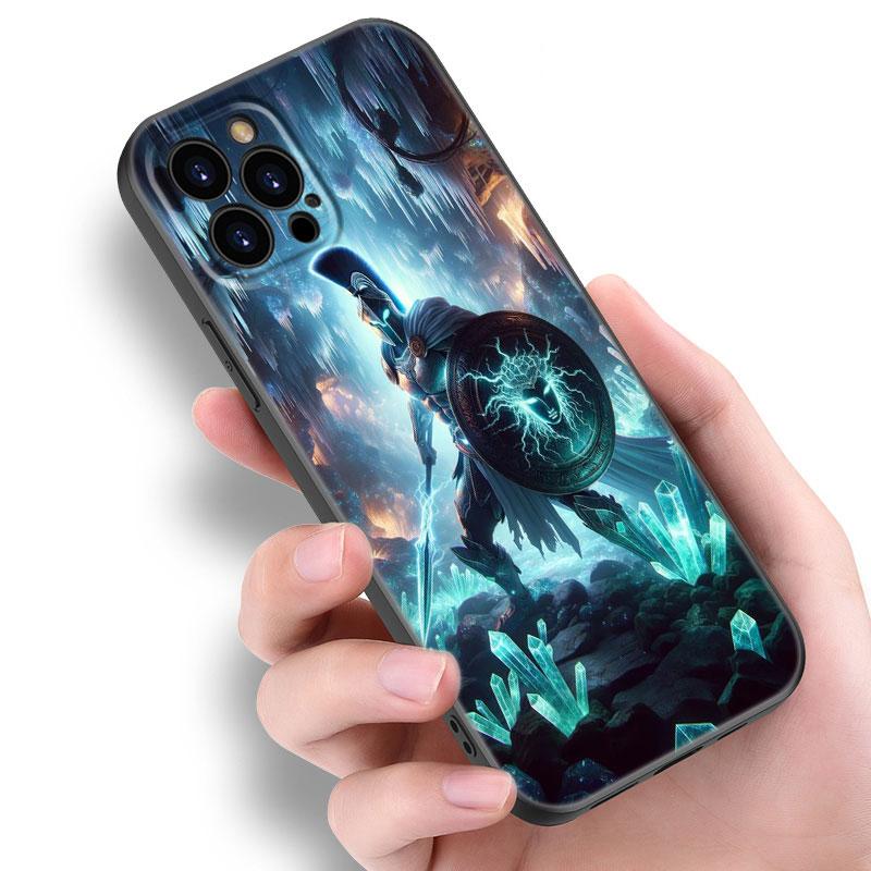 Spartan Phone Case For Apple iPhone 12 13 Mini 11 14 15 Pro Max 7 8 Plus X XR XS SE 2020 2022 Black Silicone Case