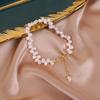 Natural Freshwater Pearl Necklace Women's Bracelet Personalized Design Pearl Sweater Chain Women's Rice Grain Pearl Collarbone Chain