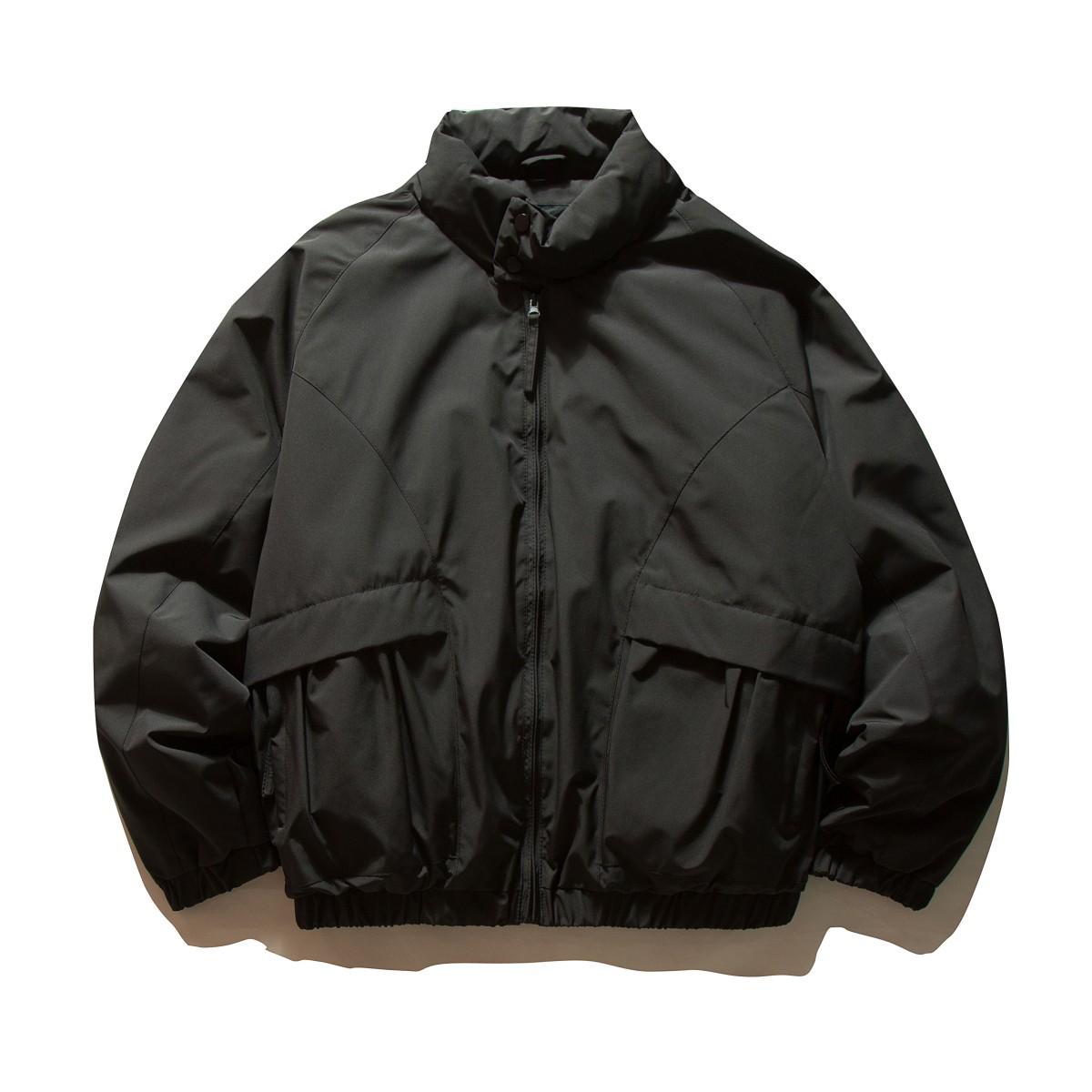 

RUIIENRS x ORIGTEEN 2025 Winter Stand Collar Versatile Down Jacket YR144 M чорний