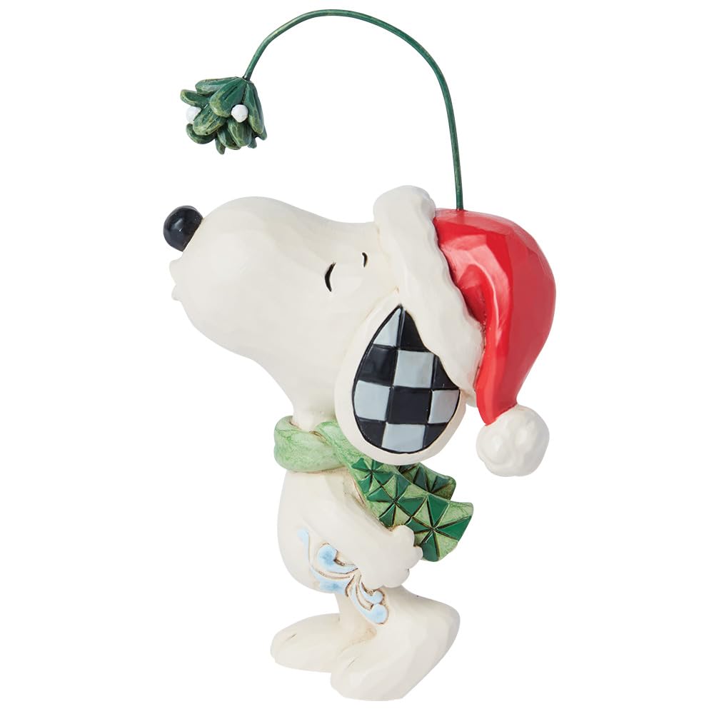 JIM SHORE Snoopy Muérdago Mini 6015036 <Navidad>