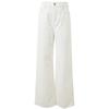 Sancai 2026 Spring High-Waist Straight Leg White Jeans