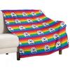 Pride Range Throw Blanket Multi-Purpose Soft Plush Plaid Luxury Throw Soft Blankets