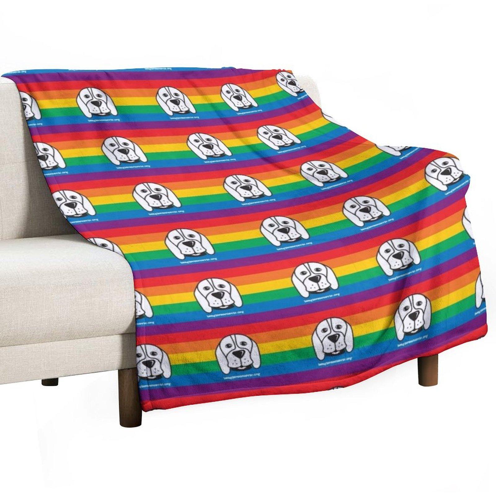 Pride Range Throw Blanket Multi-Purpose Soft Plush Plaid Luxury Throw Soft Blankets 30x40in