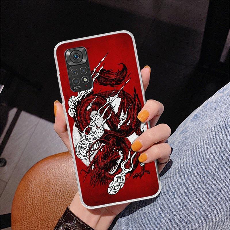 

Asian Dragons Animal Tattoo Phnoe Case for Phnoe Case for Xiaomi Redmi Note 15 14 14S 13 Pro Plus 12 12S 11S 11E 10S 10 11T 5G U Redmi Note 14 Pro 4G