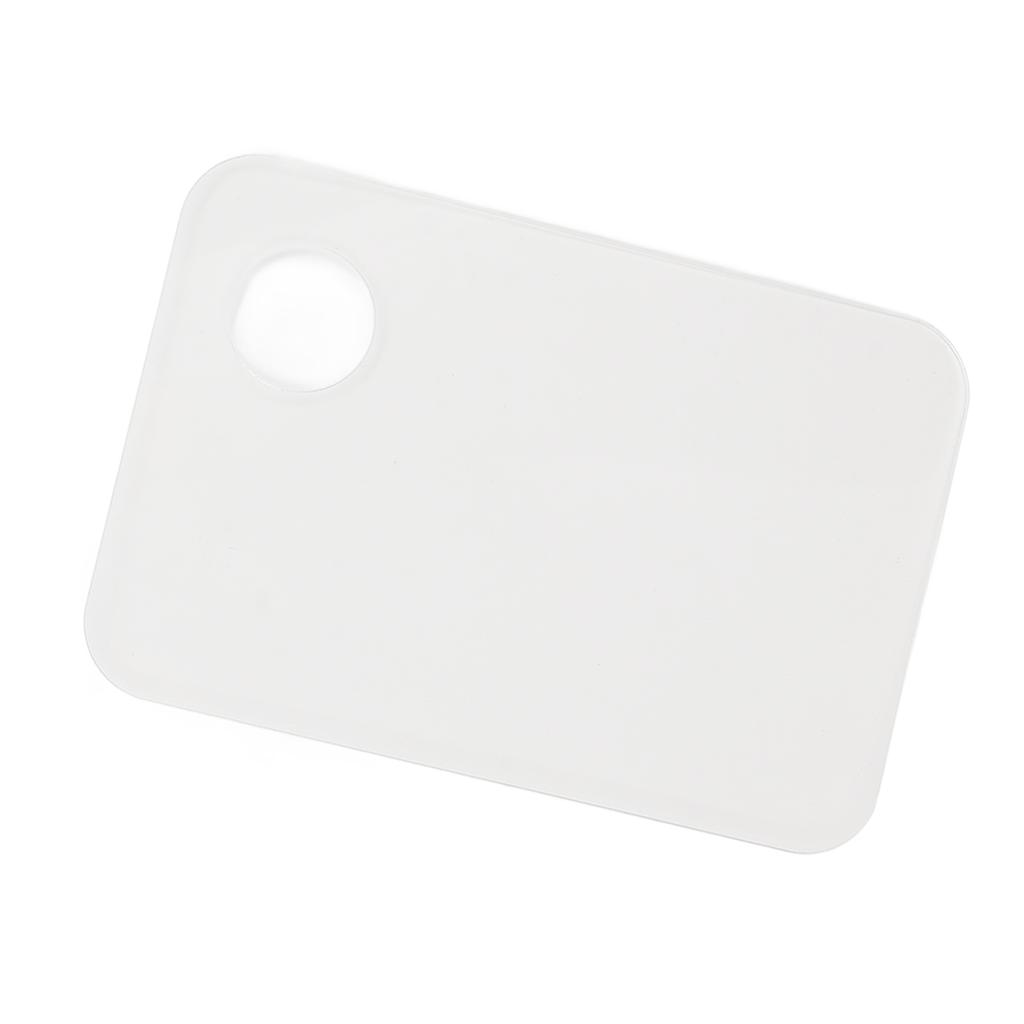 Makeup Foundation Mixing Spatula Set 304 Stainless Steel Acrylic Tray Double Ended Stirrer Cosmetic Palette