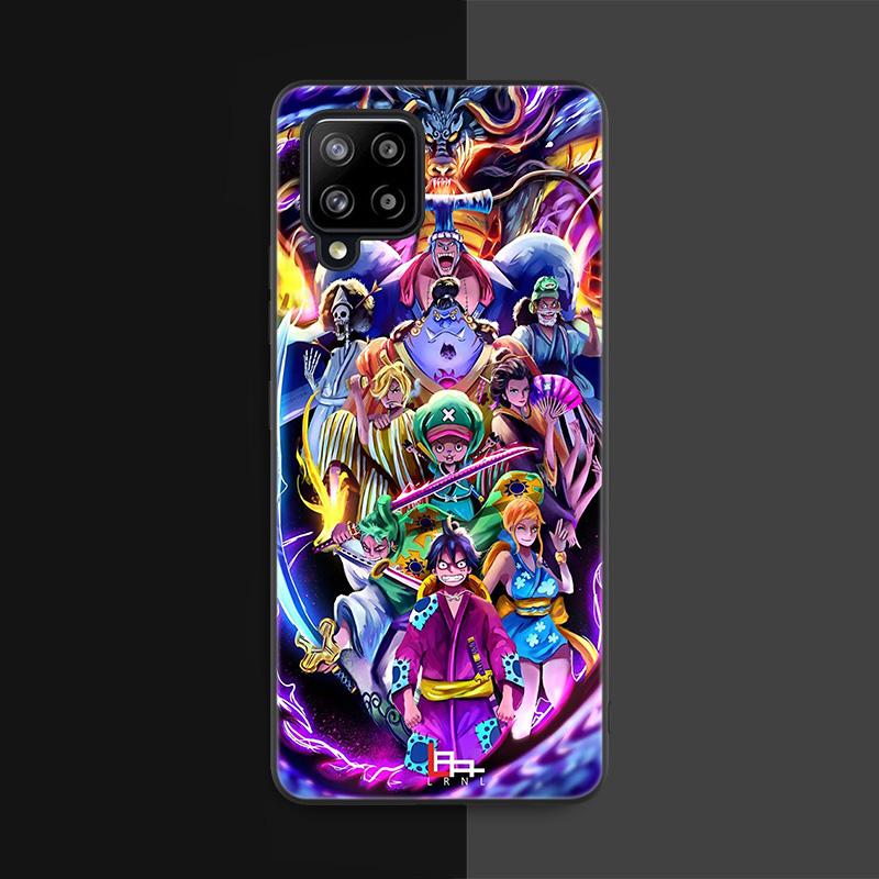 Anime Roronoa Zoro Case For Samsung Galaxy A12 A02S A22 A32 A52 A72 A71 A51 A41 A31 A21 A11 A50 A70 A10S A20S Black Soft Cover
