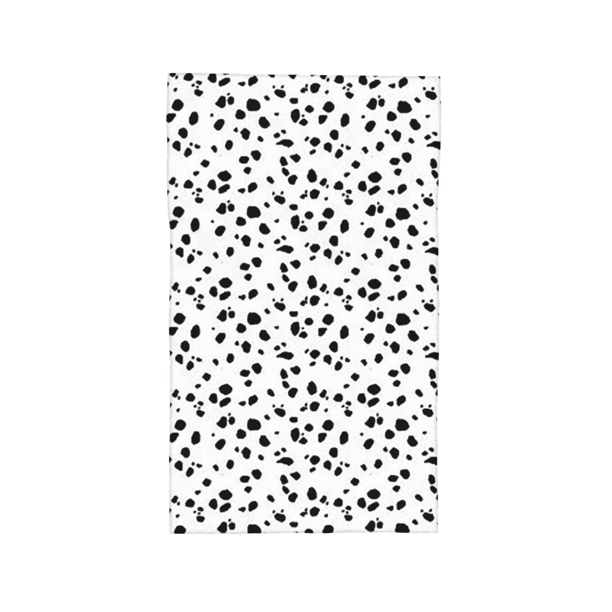

Cute Spots Dots Dalmatian Dog Print Soft Face Towel Quick Dry Pool Bath Cotton Towels Absorbent W30*H60(CM)