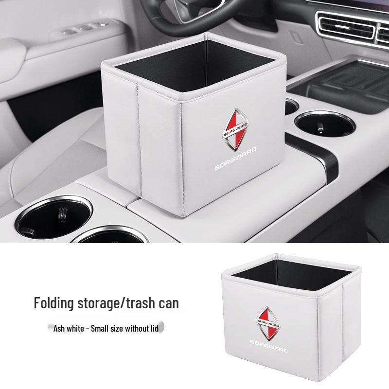 Borgward BX Series Car Storage and Folding Trash Can Box