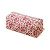 Soft Hair Dryer Storage Bag Large Capacity Dustproof Curling Iron Carrying Case Portable Quilting Cotton Cosmetic Bag