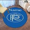 Custom Name FC Porto Printed Round Rug Carpet Chair Rug Area Rug Entryway Doormats,for Office Chair Living Room Bedroom Kitchen Room.