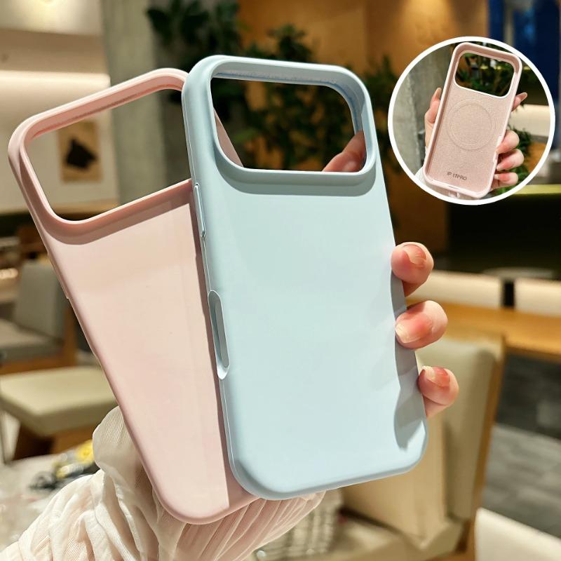 Official Liquid Silicone Case for Magsafe Case for iPhone 17Air 17 16 15 14 13 12 11 Pro Max Plus 17promax Soft Magnetic Cover