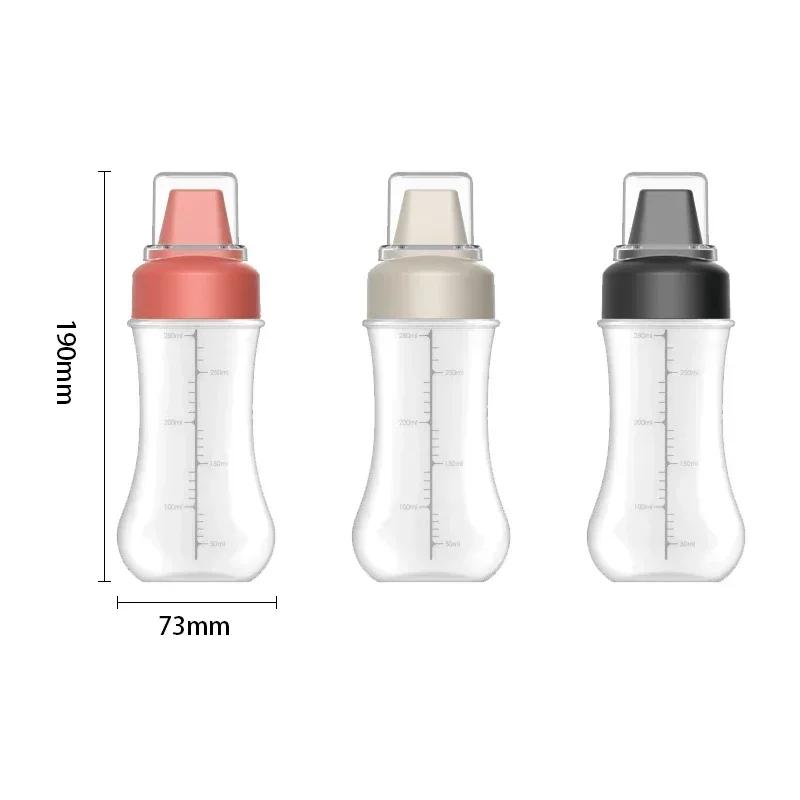 350ml 5 Hole Squeeze Bottles Condiment Bottles with Nozzles Ketchup Mayonnaise Squeeze Bottle Honey Dispenser Kitchen Supplies