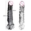 Penis Sleeve Extensions Condom Male Enlargement Vibrating Cock Ring Delay Clit Massager Sex Toys For Men