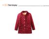 Stylish Plus Size Corduroy Fleece-Lined Jacket for Middle-aged & Elderly Women