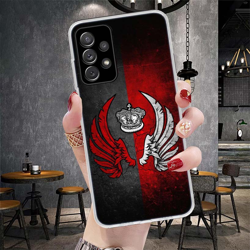 Funda de Teléfono Bandera de Polonia Para Samsung Galaxy A13 A14 A15 A16 A17 A53 A54 A55 A56 A57 A33 A34 A35 A36 A37 A23 A24 A25 A26 Galaxy A12