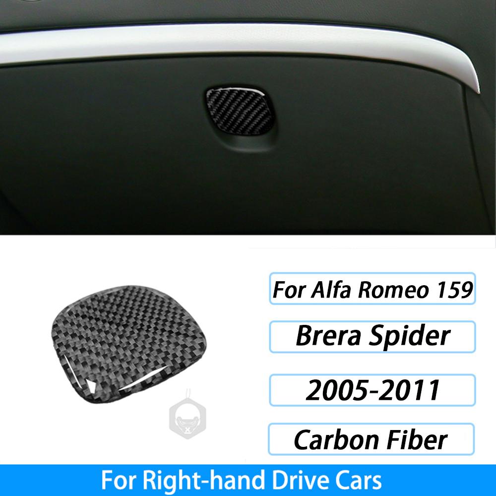 Carbon Fiber Gear Air Outlet Window Lift Steering Wheel Panel Suit Car Interior Accessories Sticker For Alfa Romeo 159 2005-2023