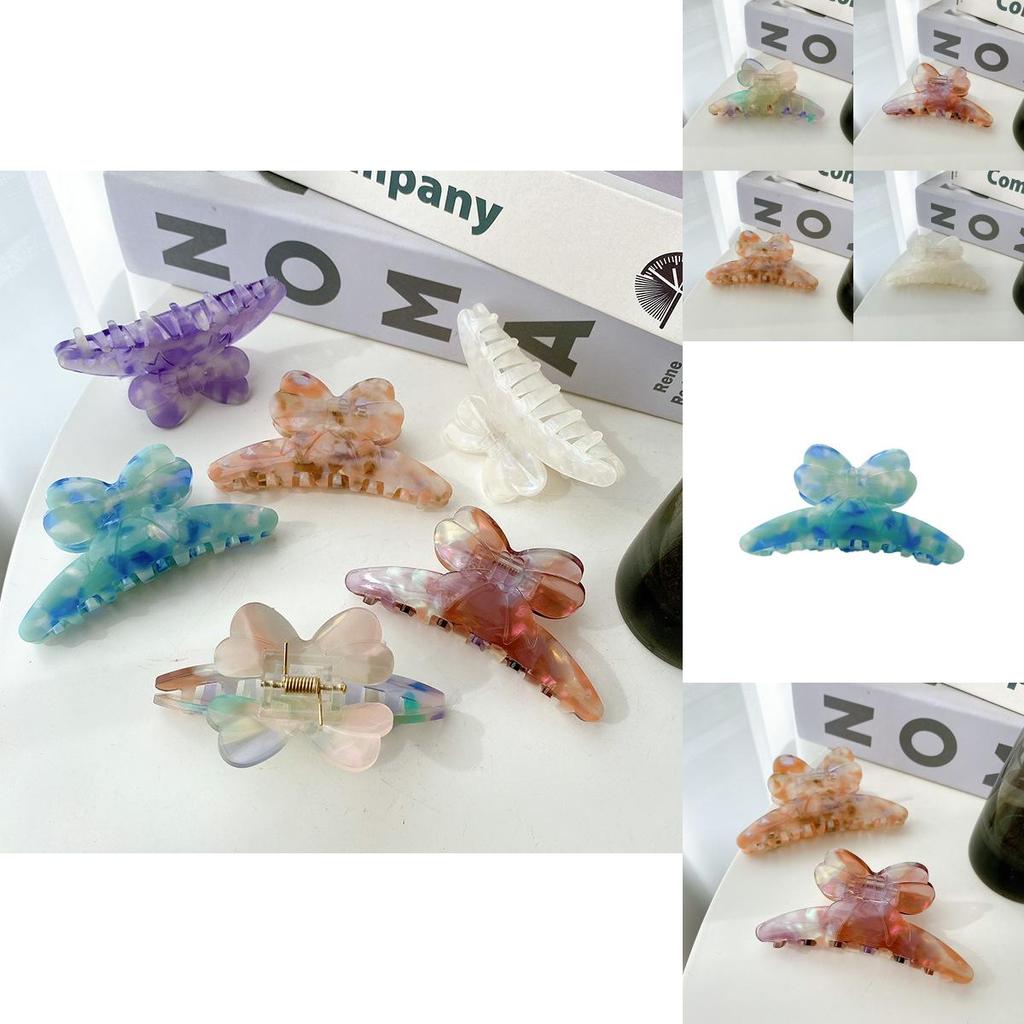 Elegante Retro Acetat Haarspange in atemberaubender Mehrfarbigkeit für Damen Haaraccessoires