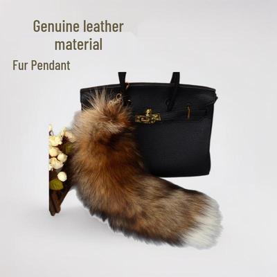 Plüsch Echte Pelz Fuchs Schwanz Schlüsselanhänger: Modisches Ornament & Requisite