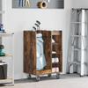 Golf Cabinet with Wheels Uni Smoked Oak 65 x 45 x 98 cm