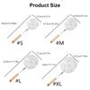 Stainless Steel Cooking Strainer with Wood Handle Heat Resistant Skimmer Ladle Cooking Utensils Home Deep Fry Ladle