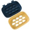 Double Color Double - layer Wall - hanging Asphalt Box without Perforating Stick Bathroom Soap Rack