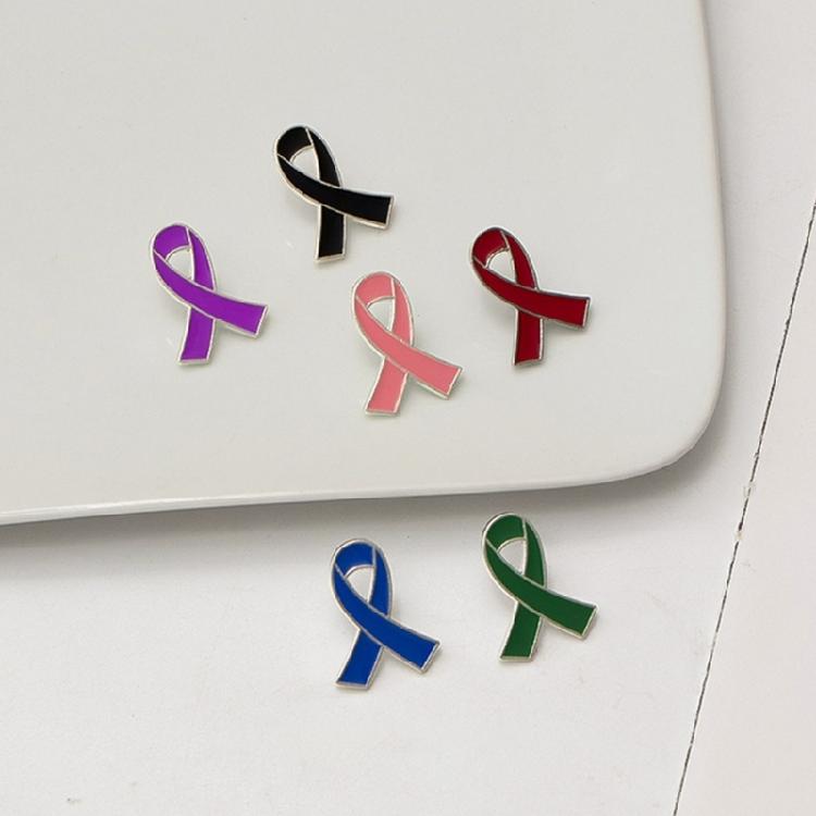 Alloy AIDS Fight Pink Ribbon Brooch Lapel Clothing Accessories for Decoration