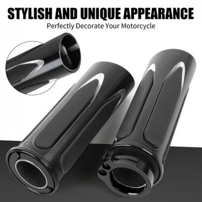 Pair Motorcycle 1" Hand Grip 25mm For Yamaha Road Star Warrior XV 1600 1700
