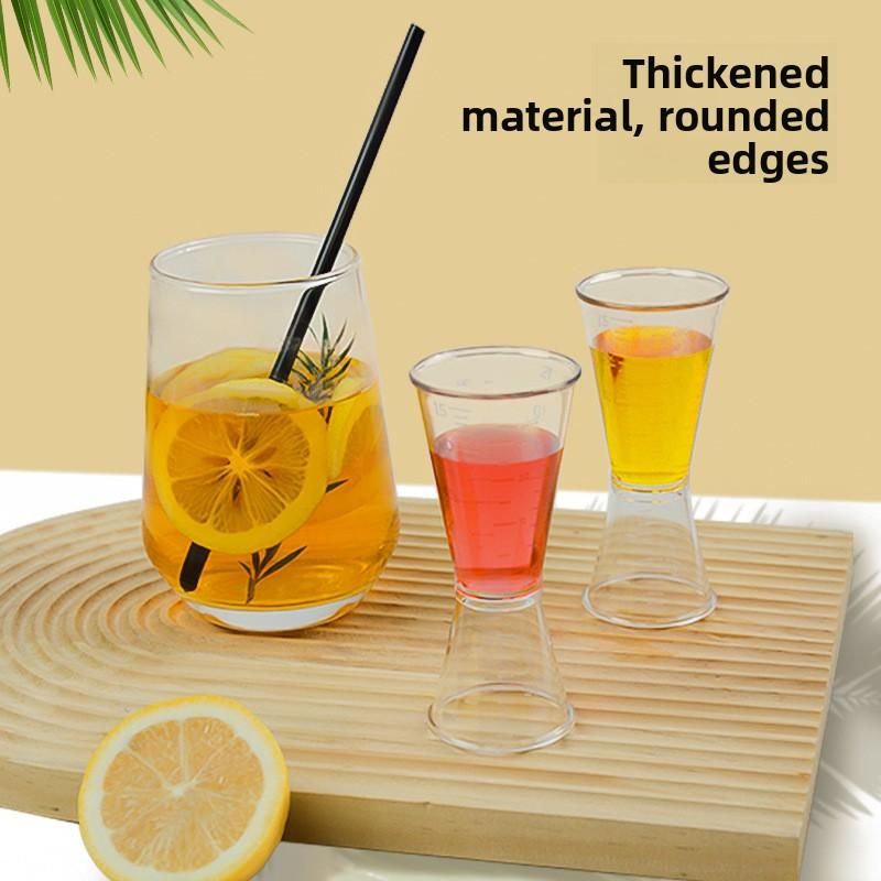 Double-headed Measuring Cups, Wine Measuring Tools for Milk Tea Shops, Ounce Cups, 20-40cc Graduated Milliliter Cups