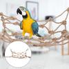 Hemp Rope Parrot Bird Climbing Net Hanging Rope Net Swing Play Rope Ladder Chew Toy (Small)