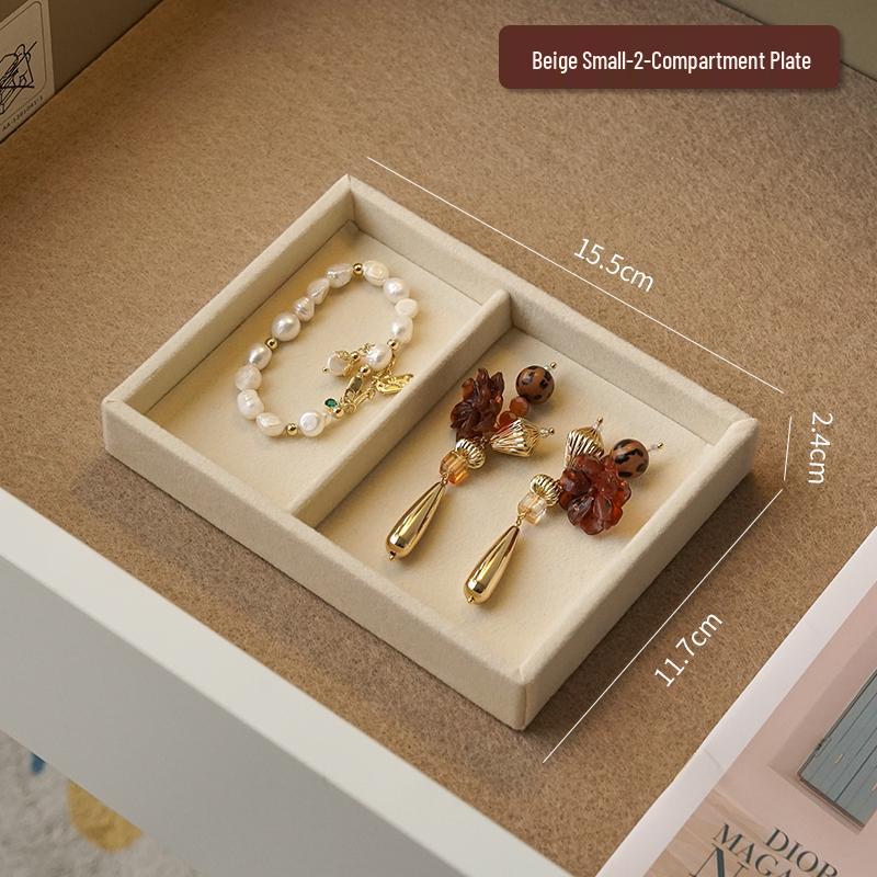 Jewelry Organizer Divider Tray with Grids for Drawer Storage
